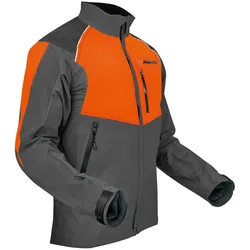Forst-Bundjacke "VENTILATION" - S - grau/orange
