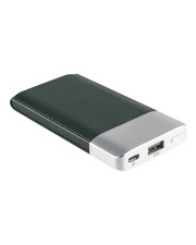 Ultron RealPower PB-4000 Fashion Schwarz Silber Universal Rechteck Lithium Polymer LiPo 4000 mAh USB 1 x Out (282247)