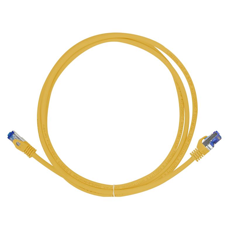 LogiLink Patchkabel Ultraflex, Kat.6A, S/FTP, 0,25 m, gelb (S/FTP, CAT6a, 0.25 m) (C6A017S)