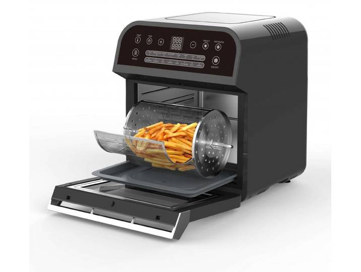Topmatic Heißluftfritteuse, 1600 W, Fassungsvermögen: 12L Volumen, 16 voreingestellte Kochprogramme
