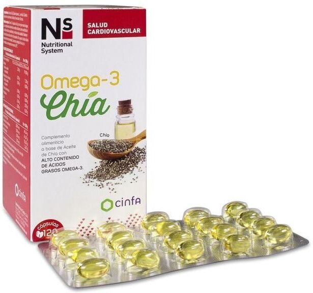Ns Nutritional System NS Omega 3 Chia 120 Capsules