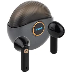 Tooq Technology Snail (4 h, Kabellos), Kopfhörer, Schwarz, Grau