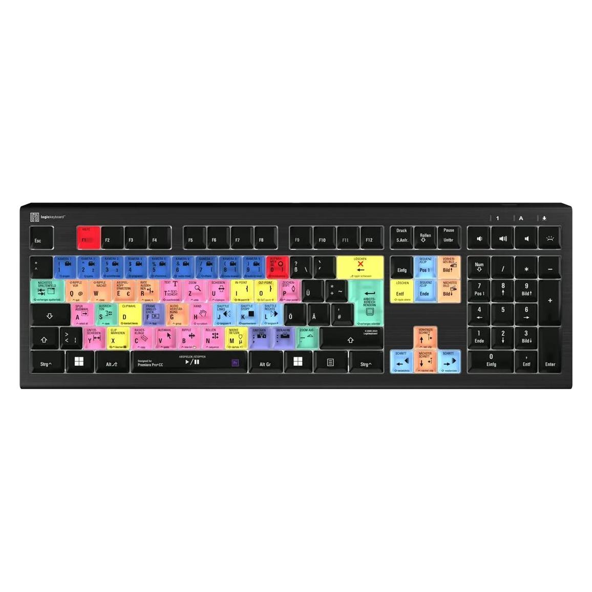 Logickeyboard Adobe Premiere Pro (DE, Kabelgebunden) (LKB-PPROCC-A2PC-DE)