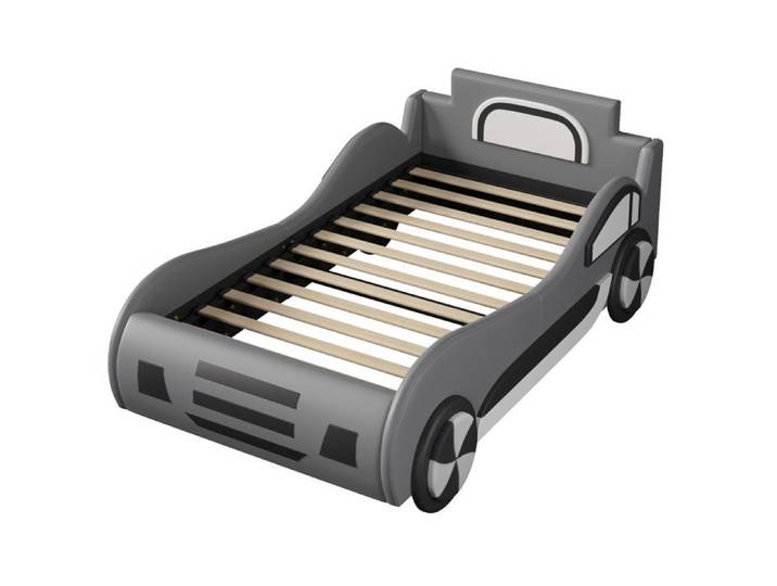 Lit voiture enfant (=WX000509AAE-1) 90x200 cm gris