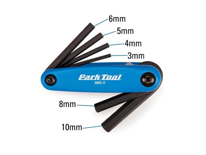 Innensechskantschlüssel PARK TOOL AWS-11 , blau (bleu tourterelle), Schraubenschlüssel, Innensechskantschlüssel
