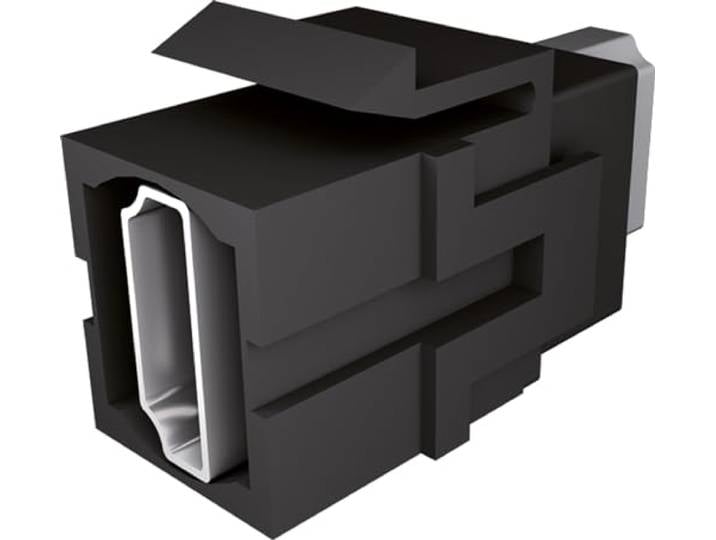 Bachmann 918.041 HDMI Black Socket-Outlet – Socket-outlets