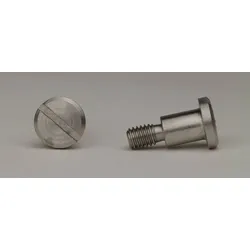 DIN 923 - Edelstahl 1.4305 - M 8x20 - Flachkopfschrauben mit Ansatz und Schlitz