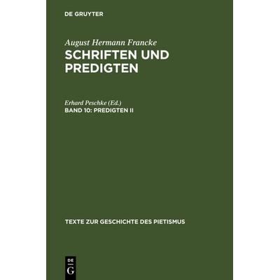Predigten II, Gebundene Ausgabe von , De Gruyter, 978-3-11-007143-6