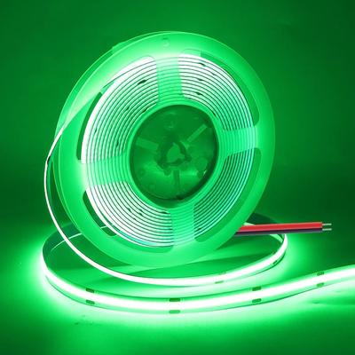 Uplifted Goods COB LED Strip Light Tape green 12v 8mm Pcb 3m
