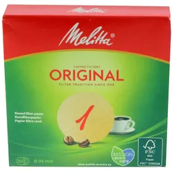 Melitta 6629281 Kaffeefilter Original 1 | 100 Stück| für Kaffeemaschinen