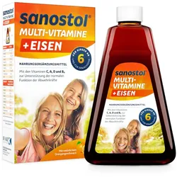 sanostol MULTIVITAMINE + EISEN 460 ml Saft