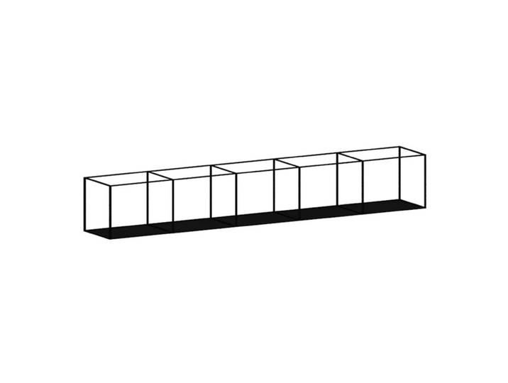ZEUS étagère murale SLIM IRONY WALL RACK (L 206 cm - Métal verni)