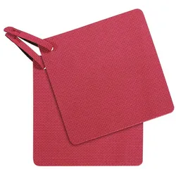 Spring Topflappen 2 Stück Kunststoff Rot