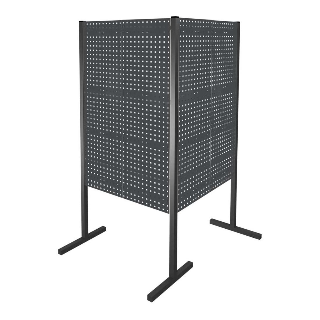 Kappes Trennwand RasterPlan Doppelfeld 90° H1500 mm RAL 7016 4 LP (7225.00.0808)