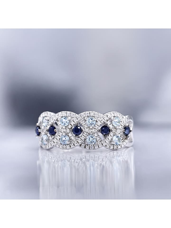 DIAMOND & CO Weißgold-Ring "Astéria" mit Diamanten - 52
