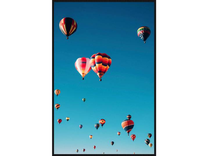 Wandkraft Bild, Mehrfarbig, Kunststoff, Eiche, 98x148 cm, Fotografie, einfache und schnelle Anbringung, matt, gerahmt, Bilder & Rahmen, Bilder, Wandbilder