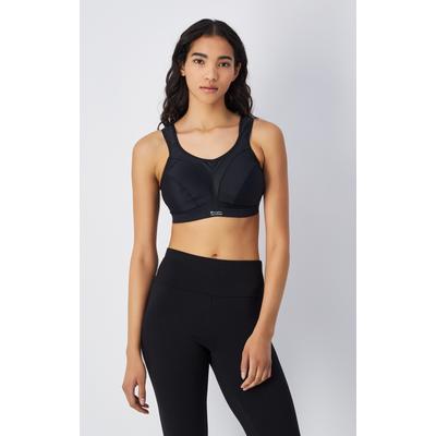 Sport-BH SHOCK ABSORBER "Sa Bra SN109 SA D+MAX BRA", Damen, Gr. 75, Cup E, schwarz, Obermaterial: 100% Polyamid, BHs Sport-BH, für Fitnessaktivitäten geeignet, mit Mesh-Einsätzen