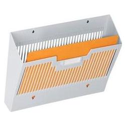 Cep Wandprospekthalter First, DIN A4, 1 Fach, grau (A4) (1001230061)
