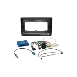 ACV Radioblende 9 Zoll mit Radioanschlusskit Lenkradfernbedienung Dacia / Fia...