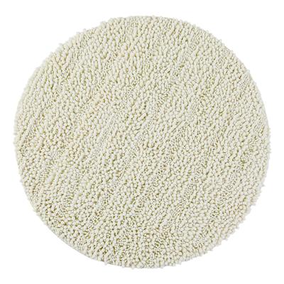 Badematte WECON HOME BASICS "Benno", weiß (creme beige), H:22mm, Polyester, Badematten, Badematte, waschbar, rutschfest, sehr weich, strapazierfähig, Chenille, robust