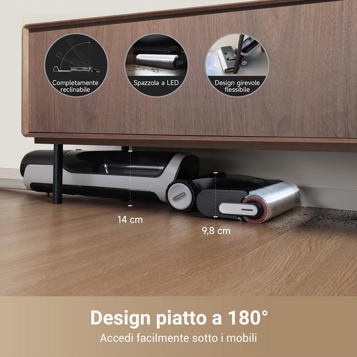 DREAME Scopa Elettrica H14 Pro-nero/bianco