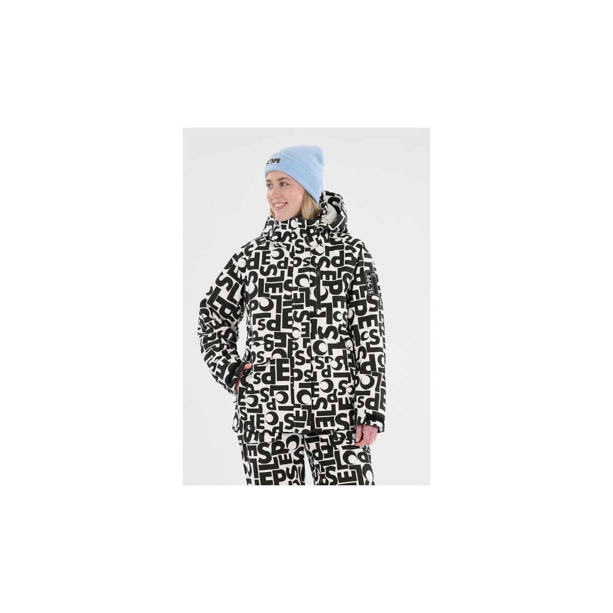 Slope Kenai W AOP Ski Jacket W-pro 15000 white (1002) M SL244050-1002-M