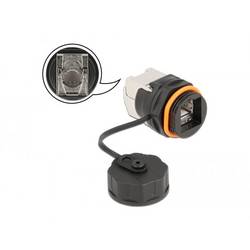 Delock RJ45 Netzwerk Adapter Kabel [1x RJ45-Buchse - 1x LSA] 0 mm Schwarz 86698