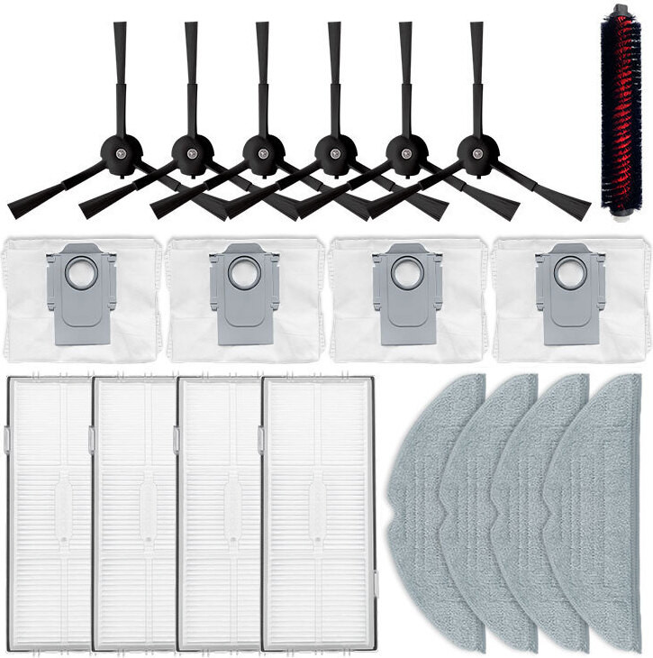 Roborock S8 Pro Ultra accessoires set met 19 onderdelen