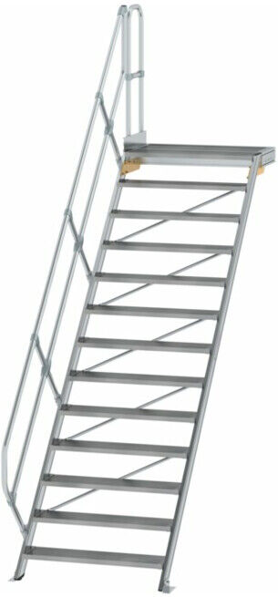 MUNK Aluminium-Treppe Plattform 45° 13 Stufen (600473)