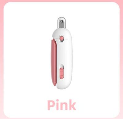 Happy Pet Pantry Professional Pet Nail Clippers With Adjustable Safety Hole For Cats & Dogs pink