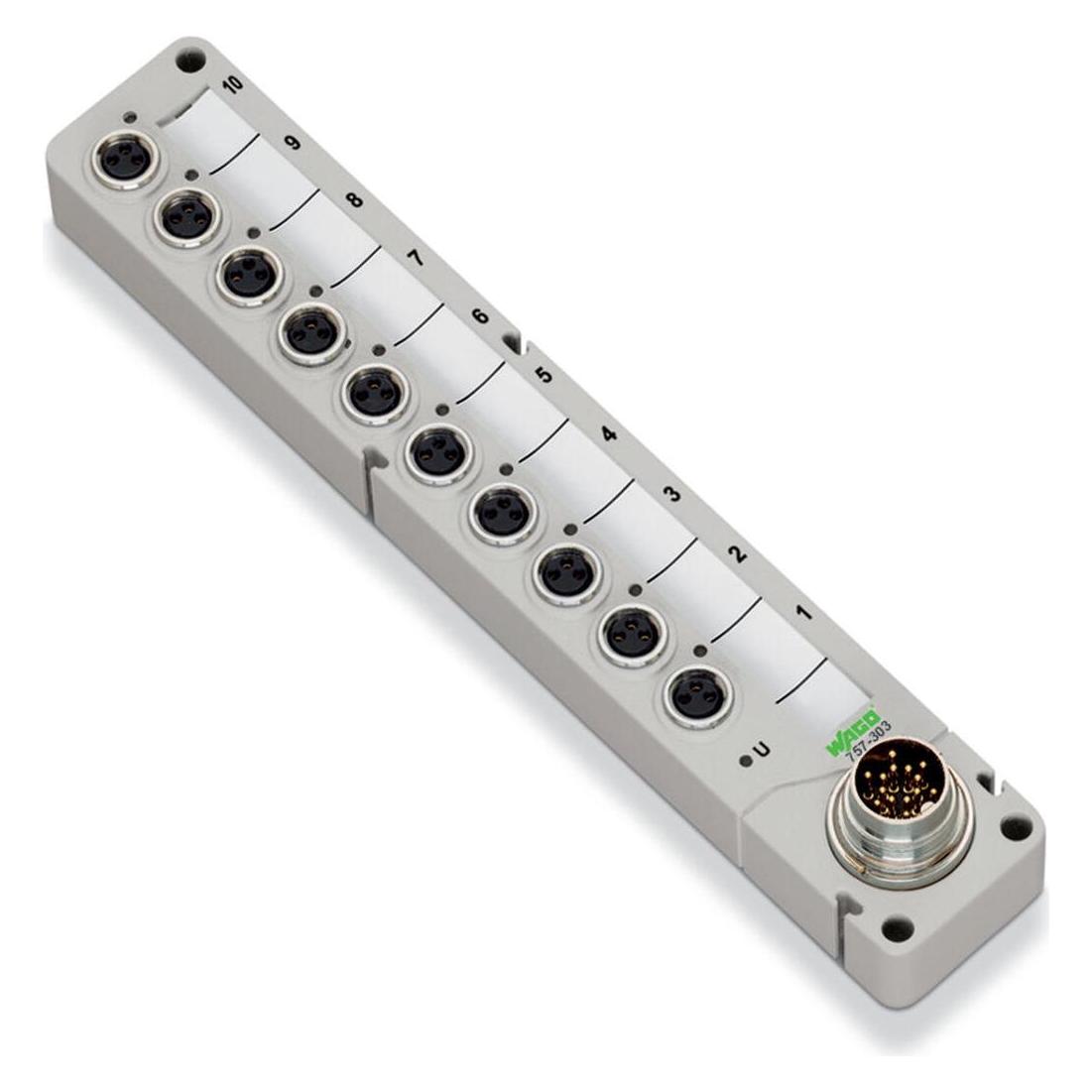 Wago Sensor/Aktorbox passiv M8-Vert (757-383)