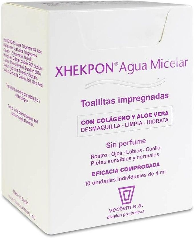 Vectem Xhekpon Micellar Water 10 Wipes 4 ml