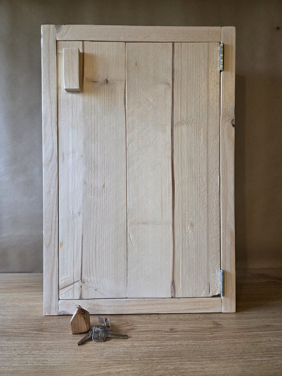 Sleutelkast XL Het Uusje van steigerhout in blank