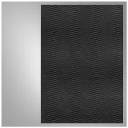 Gessi Binario, Modul Audio 200x200 mit SHIFT-Fix-Installation, direkter Kabel-Anschluss der Audio-Quelle Leistung 20W / 4 Ohm, 61114299, Farbe: Schwarz XL