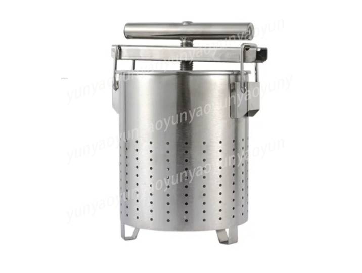 Presse-légumes et passoire, presse-fruits et vin manuelle en acier inoxydable 6L pour la maison, extracteur de jus