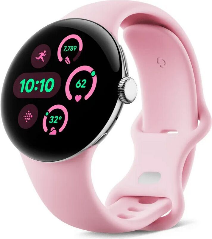 Google Pixel Watch 3 (2024)   41 mm   4G   srebrny   Rose Quartz - Refurbished