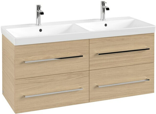 V&B; Meuble sous lavabo Avento 118x51,4x48 cm, 4 tiroirs, wd, G vc g, Nord Oa ; Villeroy & Boch (A89300VJ)