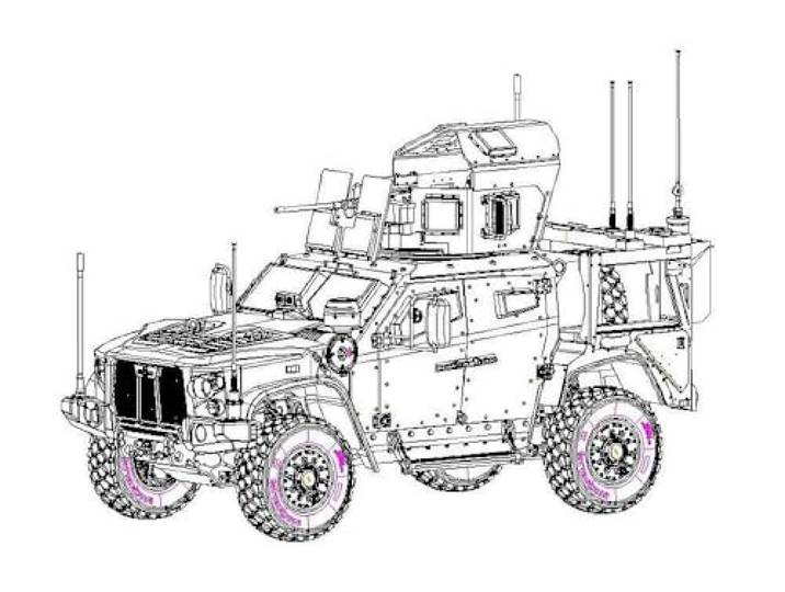 Trumpeter I Love Kit 63536 M1278 Heavy Guns Carrier General Purpose Jltv-GP - schaal 1/35 - kunststof montagebox
