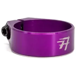 77DESIGNZ Sattelklemme Seatclamp V2 Aluminium | lila 34,9 mm