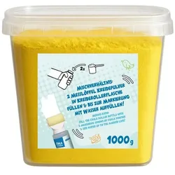 2x Alldoro Nachfüll-Kreidepulver Gelb 1 kg, Detailfarbe: Gelb