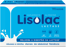 Lisolac cápsulas Digestão Lactose 60 cápsulas