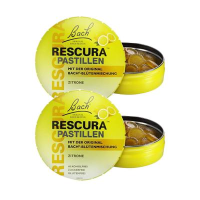 Bachblüten Original Rescura Pastillen Zitrone Doppelpack 2x50 g