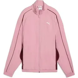 PUMA Damen Jacke SPORT Comfort Woven Full-Zip Jacket, Größe S in Pink Pink