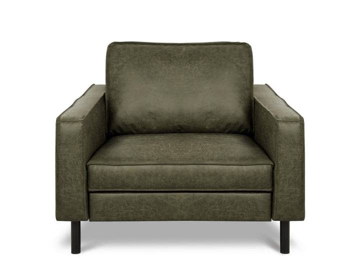 Livetastic Sessel, Grün, Metall, Echtleder, Rindleder, 88x85x92 cm, Stoffauswahl, Wohnzimmer, Sessel, Sonstige Sessel