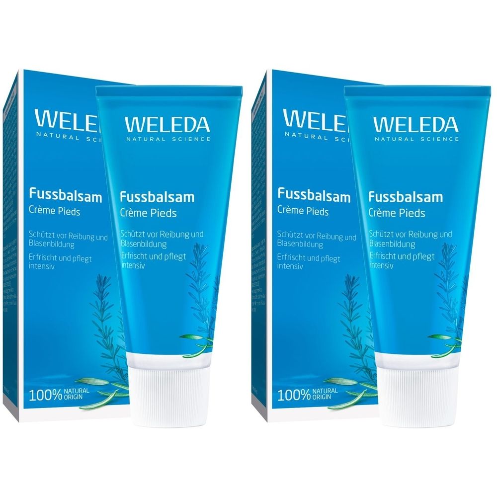 Weleda Fussbalsam x2 2x75 ml Balsam