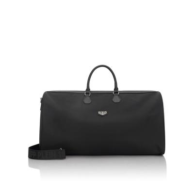 Handtasche PHILIPP PLEIN "Henkeltasche", Kinder, schwarz (02, schwarz), Taschen Handtasche