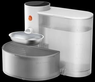 Inspired Finds Rechargeable Smart Tipping Pet Water Dispenser For Cats & Dogs stainless Complete Set