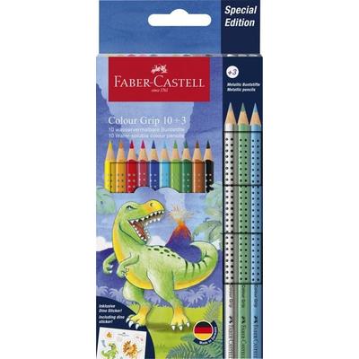 Faber-Castell Buntstifte Colour Grip Dino 10+3