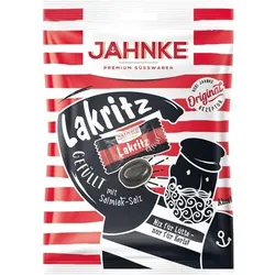 JAHNKE Lakritz gefüllt mit Salmiaksalz Bonbons 125 g