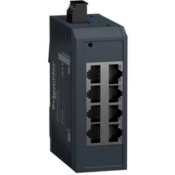 Schneider Electric MCSESU083FN0 Modicon Unmanaged Switch, 8 Ports für Kupfer (8TX 10/100 Mbit/s)